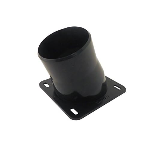 Taytools 73463 2.5 Inch OD Opening Angled ABS Plastic Dust Port Flange for Dust Collector Systems