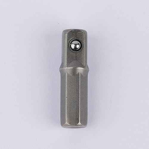 10PCS Replacement Part for M.C: Impact Socket Extension Adapter Converter Set - 1/4" Hex Shank to Square Drive 25mm | Chrome Vanadium Steel Tools for Power Drill, Driver Bit & Cordless Screwdriver