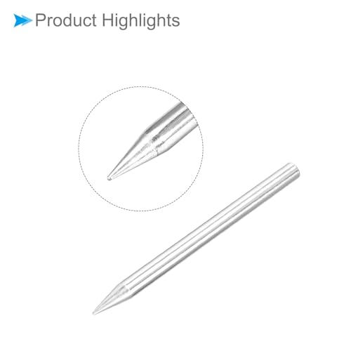 Soldering Iron Tips, 4.5x68mm 40W, Solder Tips Fine Soldering Gun Replacement Solder Welding - (Applications: for Soldering Irons Soldering Station), 3 Pieces