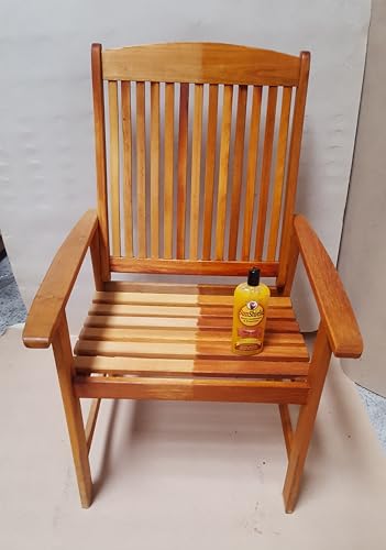 Howard SunShield Beeswax Outdoor Furniture Polish 16 Fl Oz - UV Protectant and Wood Restorer