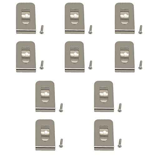 10 Pack Belt Clip Hook for Dewalt N268241 Fit for 20V Max Tools DCD980 DCD985 DCD980L2 DCD985L2
