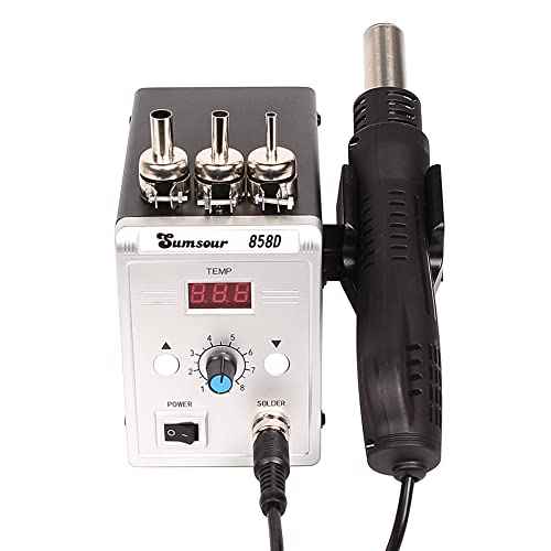 Hot Air Gun 858D 700W BGA Rework Solder Station Soldering Heat Gun Station 110V For SMD SMT Welding Repair Tools