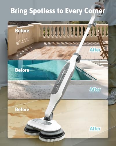 AIR U+ 2 Pack Upgraded Steam Mop Brush Pads (White) for Shark S8xxx/S7xxx Steam Mops