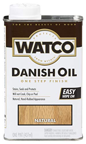 Watco Natural Oil Finish - 1 Pint, One-Step Wood Protection & Enhancement