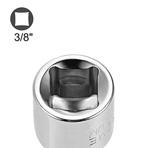 uxcell 3 Pcs 3/8 Inch Drive (F) x 1/4 Inch (M) Socket Reducer for Ratchet Wrenches, Female to Male, Cr-V