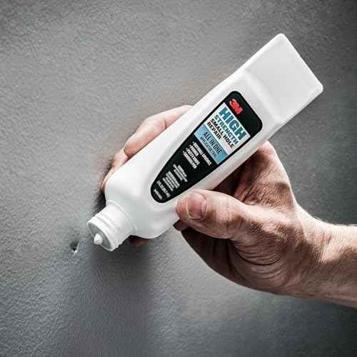 3M Small Hole Repair High Strength, All in One Applicator Tool, 1-Pack, Quick and Easy Repair for Nicks and Nail Holes, Includes Putty Knife, Spackle, and Sanding Pad For Wall Repairs (SHR-3-AIO)