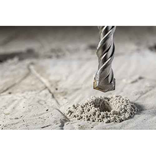2-Pack 3/16 Inch x 8 Inch SDS Plus Rotary Hammer Drill Bits, Carbide Tipped for Brick, Stone and Concrete (3/16¡± x 6" x 8")