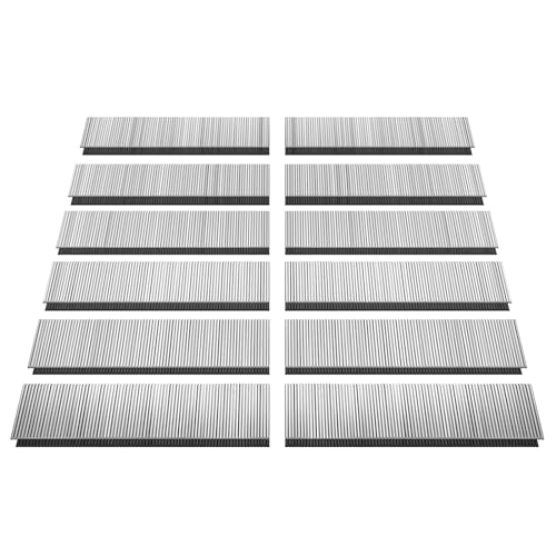 SimCos 18 Gauge 304 Stainless Steel Narrow Crown Staples 1 Inch 960-Pack for Heavy-Duty Upholstery & Roofing