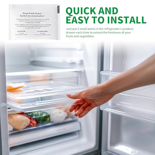 Refrigerator Produce Preserver W10346771A Pack of 6 (Includes 3 Replacement Sets)