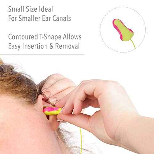 Howard Leight by Honeywell Laser Lite High Visibility Corded Disposable Foam Earplugs, 5-Pair Vending Pack (LL-5-30)