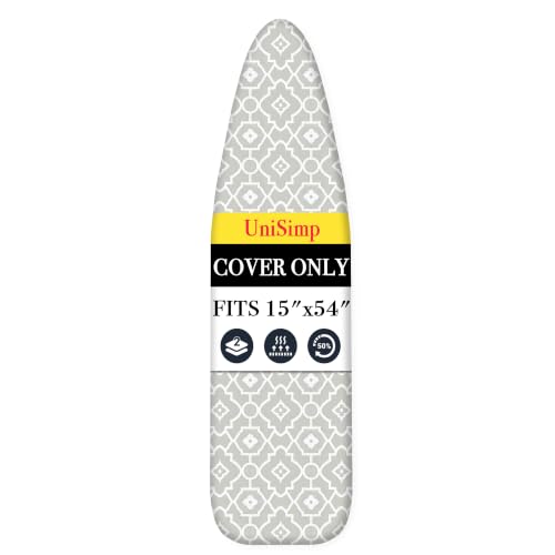 UniSimp Geometric Ironing Board Cover and Pad 15x54 - Standard Size