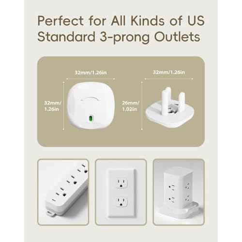 Outlet Covers Baby Proofing, 40 Pack Plug Covers for Electrical Outlets, Outlet Plug Covers to Prevent Power Shock Safety, for US 3-Prong, Plug Protectors for Home, Office, White