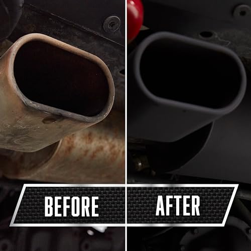 Rust-Oleum High Heat Spray Paint Flat Black 12oz - Automotive Heat Resistant Coating