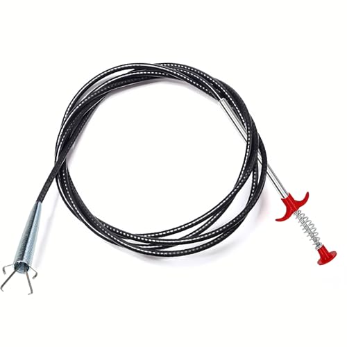 Domejo 79-Inch Flexible Drain Snake Clog Remover for Household Pipes