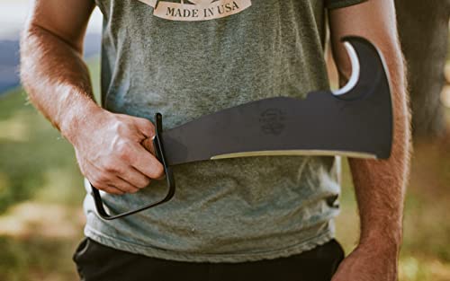 Woodmans Pal 284 - Multi-Use Axe Machete with Sheath - Survival Machete Ideal for Camping, Fishing, Hunting, Bushcraft - Perfect Brush Axe for Surveying