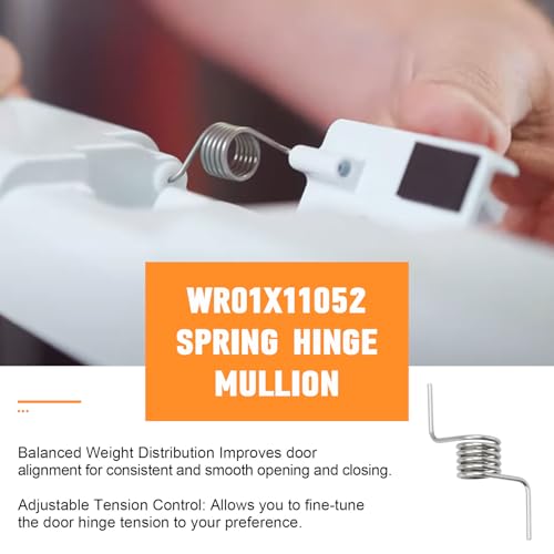 GE WR01X11052 Fridge Door Spring Hinge Mullion Replacement