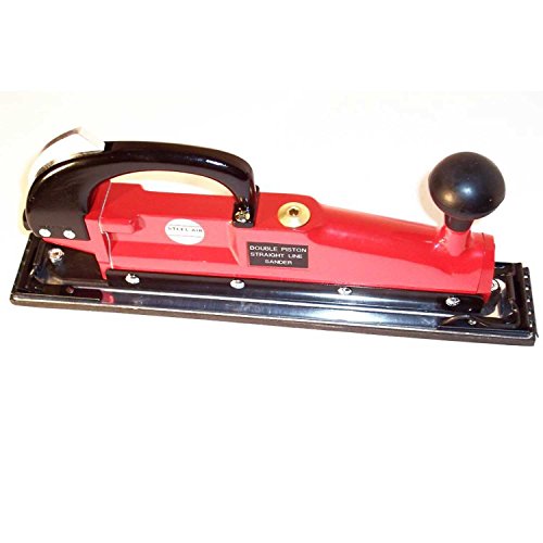 Dual Piston Air Straight Line Sander - 2400 RPM, 90 PSI Air Tool