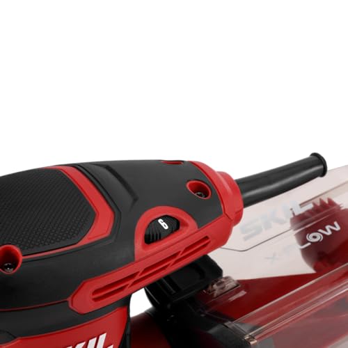 Skil 5-Inch Random Orbital Sander with Cyclonic Dust Box & 3 Sanding Sheets