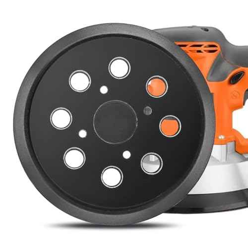 5 Inch 8 Hole Hook Replacement Pad for Ridgid OE# 300527002, Fit for Ridgid R2600 and R2601 Random Orbit Sander Backing Pad