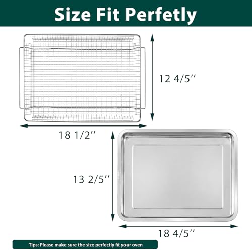 Whirlpool Maytag KitchenAid Jennair 18.5 x 12.8 in Air Fryer Basket — 304 Stainless Steel
