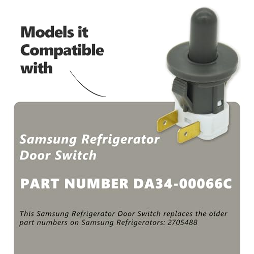 Refrigerator Door Interlock Switch for Samsung RF263/RS25/RF28 - Replacement Part