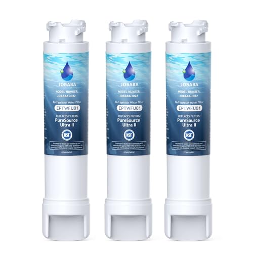 JOBABA Replacement Water Filter for Frigidaire EPTWFU01 3-Pack