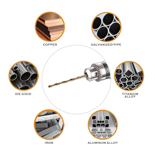Narwhal 1/8 Inch Cobalt Drill Bits (13 Pack) for Metal & Stainless Steel