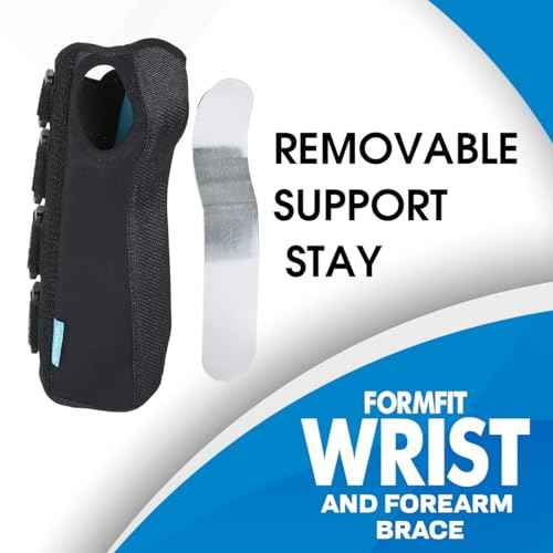 Ossur Formfit Wrist & Forearm Brace for Tendonitis, Carpel Tunnel, Post Cast Healing and Soft Tissue Injuries - Wrist Immobilization, Breathable Material, Custom Fit - 10" Version (Right, Small)