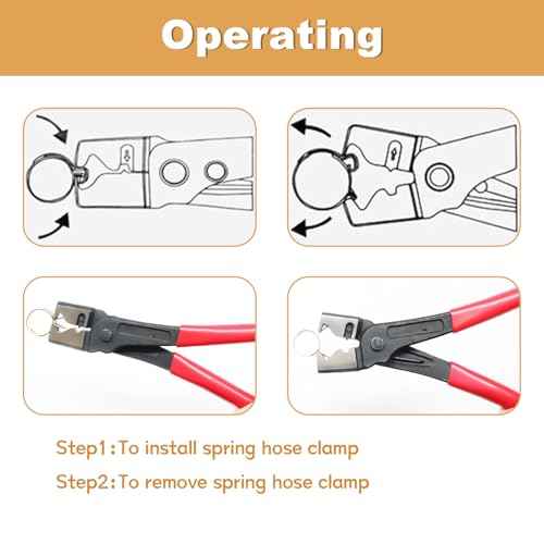 Clic and Clic-R Hose Clamp Pliers Maintenance Tools for Automobile