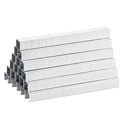 meite 3/8 Inch Galvanized Heavy Duty Staples for T50 Staple Gun, 1,512 Count Pack