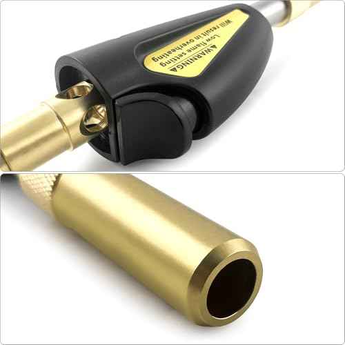 QWORK Torch Swirl Tips, 2 Pack, Compatible With MAP-Pro/LP Gas, Self Lighting, Gas Self Ignition Regulator Brazing Soldering Welding Plumbing Gun