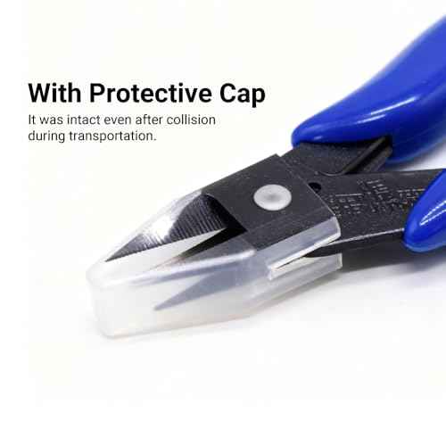 Creativity Blue Flush Cutter Mini Diagonal Cutting Pliers Side Cutter Nippers Wire Cutter