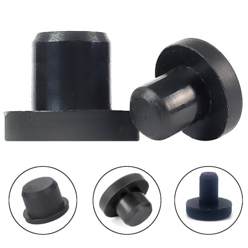 Alamic Assorted Silicone Hole Plugs Set 1/8”, 3/16”, 1/4”, 5/16”, 3/8” - Flexible Sealing Bumpers