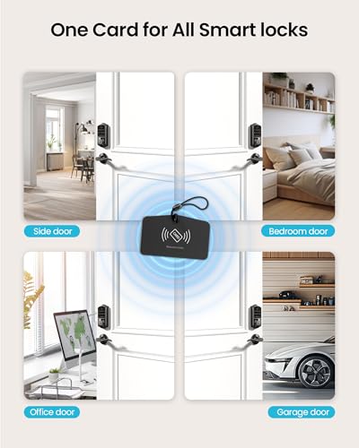 Veise VK01 RFID Key Fobs 13.56MHz for Smart Locks, 3 Pack