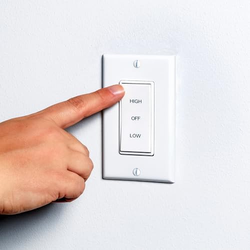 Master Flow 2-Speed Whole House Fan Control Switch with 12-Hour Timer Compatible