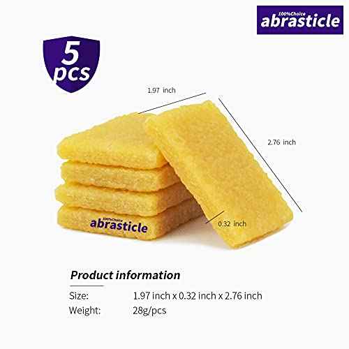 Abrasive Belt Cleaner 5 Pack Cleaning Eraser Abrasive Sanding Belt Cleaner Block for Cleaning Sander, Shoe, Skateboard (5)