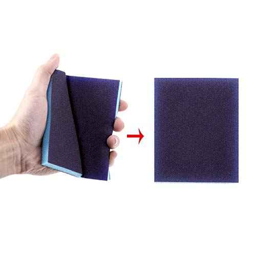 eBoot Sanding Sponge Grit Sanding Blocks, Washable and Reusable Sand Sponge Kit, 12 Pieces (Fine Grade)