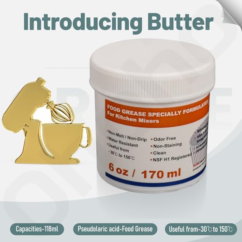 Food Grade Grease for KitchenAid Stand Mixer - 6 oz, Universal Lubricant