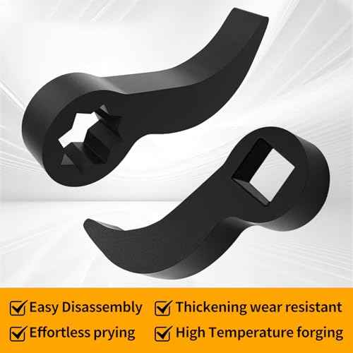 Pry Bar Wrench Adapter, 1/2'' Heavy-Duty Half Shaft Removal Tool, Universal Ratchet Pry Bar Attachment for Automotive Repair, Anti-Slip Crowbar Adapter Head with Professional Car Repair Kit