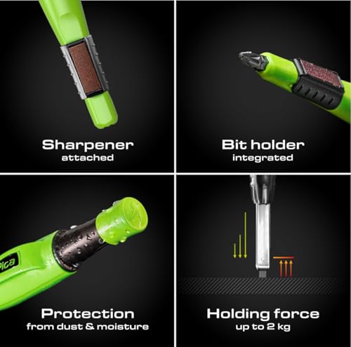 Pica Big Dry Marker for Construction - Graphite, Refillable