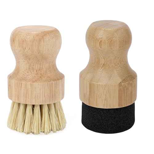 Wood Cutting Board Oil Applicator & Brush, Butcher Block Food Grade Mineral Oil Wax Applicator Conditioner for Scrapers Bowls Spoons Cleaning and Washing (Wood Color)