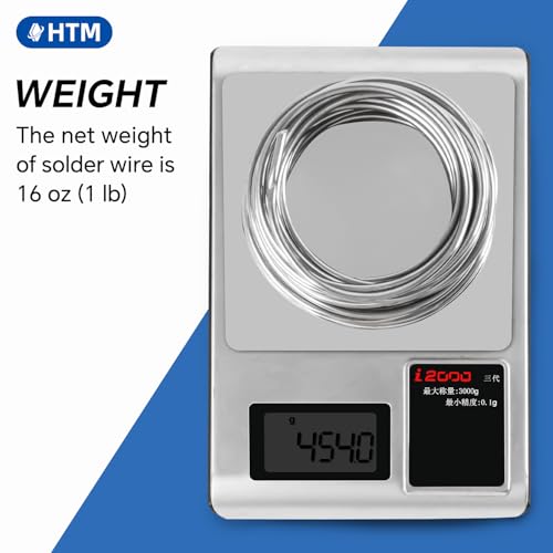 HengTianMei 60/40 Solder for stained glass (3.0 mm / 1 lb)