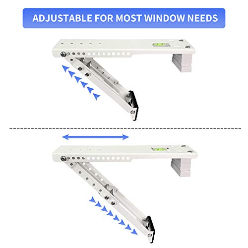 JEACENT AC Window Air Conditioner Support Bracket Light Duty Up to 85 lbs Drill Needed Variation 1