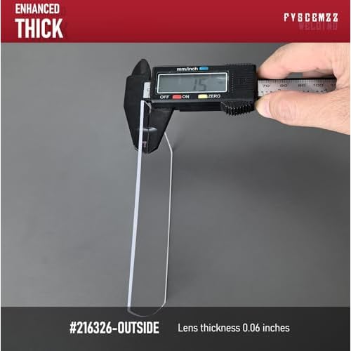 20PCS - 216326 MP-10 Elita Titenlum Front Outside Replacement Welding Helmet Clear Lens Cover