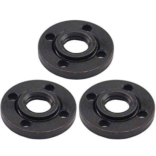 ApplianPar Pack of 3 Angle Grinder Metal Outer Flange Lock Nut 5/8-11 for Dewalt for Milwaukee