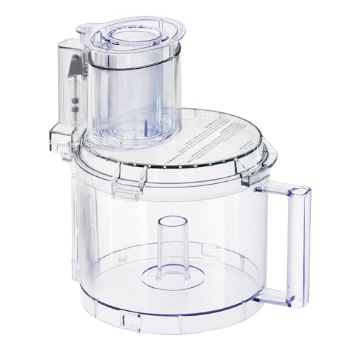 Folosem 14-Cup DLC-005AGTXT1 Replacement Food Processor Work Bowl Kit with Lid & Pushers for DFP-14 series (DLC-2014PT1, DLC-2014SPT1-1) - Fits DFP-14, DLC-14NWBCT1
