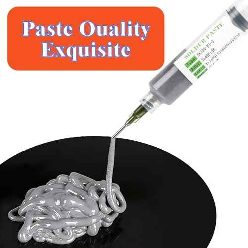 Leffo Sn42/Bi58 Lead Free Solder Paste No Clean, 138¡É Melting Point (20, Grams)