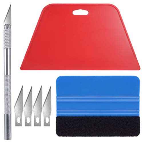 ANCIRS Wallpaper Smoothing Tool Set, Wallpaper Hand Tool Kit for Window Film Craft Vinyl, Adhesive Contact Paper Application