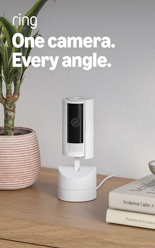 Ring Indoor Pan-Tilt Security Camera - 1 White Device 2024 Model