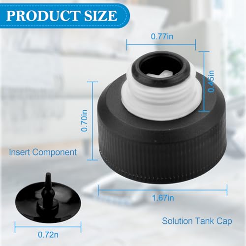 GYPNS 2 Pack 440012803 Hoover Solution Tank Cap | Carpet Cleaner Replacement Part